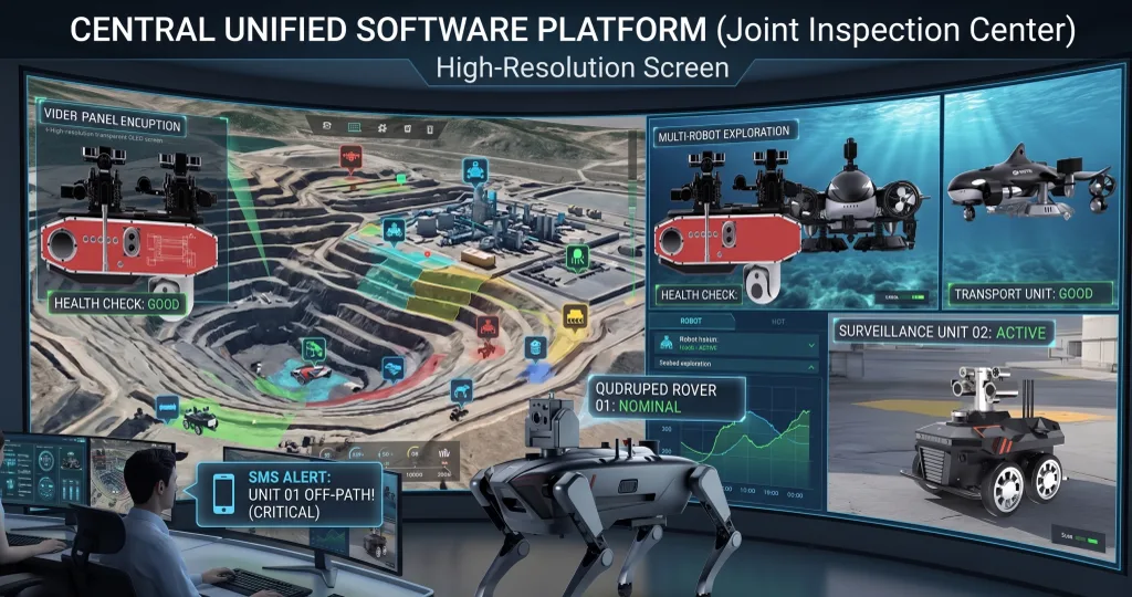 Illustration of Orion Robotics autonomous aerial logistics technology